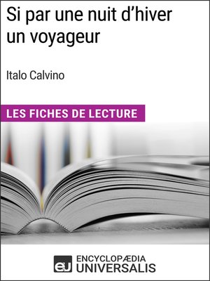 cover image of Si par une nuit d'hiver un voyageur d'Italo Calvino